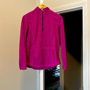 Purple quarter zip. Size S.